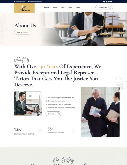 About Us Page